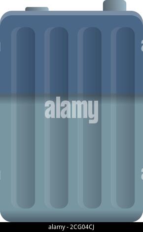 Icona della batteria. Cartoon di icona vettore batteria per il web design isolato su sfondo bianco Illustrazione Vettoriale