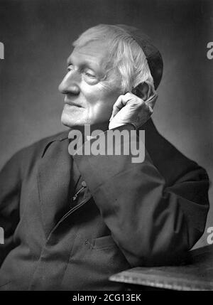 JOHN HENRY NEWMAN (1801-1890) teologo anglicano e cattolico romano Foto Stock