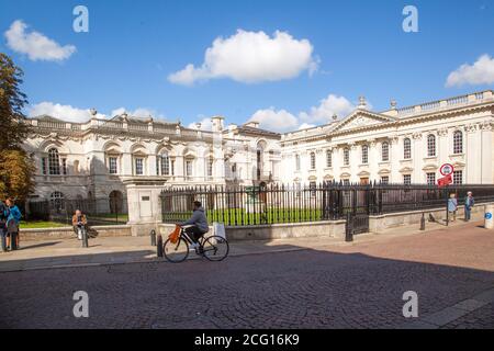 Le vecchie scuole e la casa del Senato nel Cambridgeshire Città universitaria di Cambridge Inghilterra Regno Unito Foto Stock