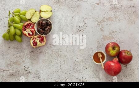 Rosh hashanah jewish concetto di Capodanno. Foto Stock