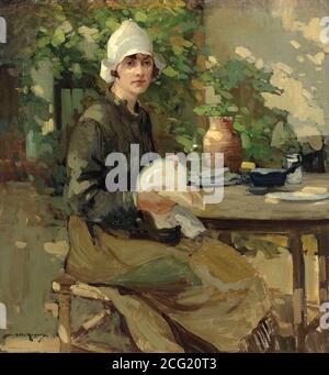 Lee-Hankey William - The Kitchen Maid - British School - 19 ° secolo Foto Stock