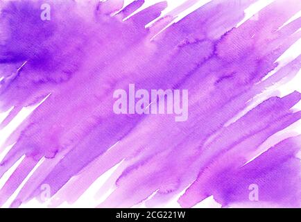 sfondo viola-rosa. trama astratta. pittura a mano acquerello. Elemento di design per carta da parati, imballaggio, striscione, poster, volantino. Foto Stock