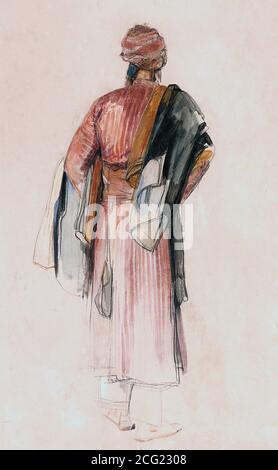 Lewis John Frederick - un beduino - Scuola Britannica - 19 ° secolo Foto Stock