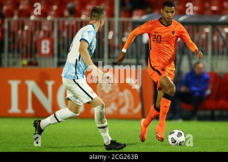 ALMERE, PAESI BASSI - 8 SETTEMBRE: Cody Gakpo dei Paesi Bassi durante la partita di qualificazione UEFA Euro Under 21 tra Paesi Bassi e Norvegia l'8 settembre 2020 ad Almere, Paesi Bassi. *** Local Caption *** Cody Gakpo Foto Stock