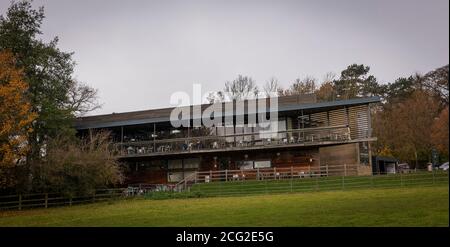 Il principale centro visitatori e ristorante dello Yorkshire Sculpture Park vicino a Wakefield, Yorkshire, Regno Unito Foto Stock