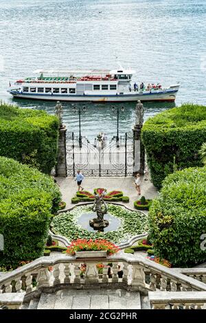 Italia. Lombardia. Lago di Como. Villaggio di Tremezzo. Villa Carlotta, costruita nel 1690 dal banchiere milanese Giorgio II Clerici, appartiene ora allo Stato Foto Stock