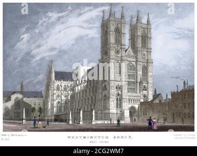 Abbazia di Westminster London Foto Stock