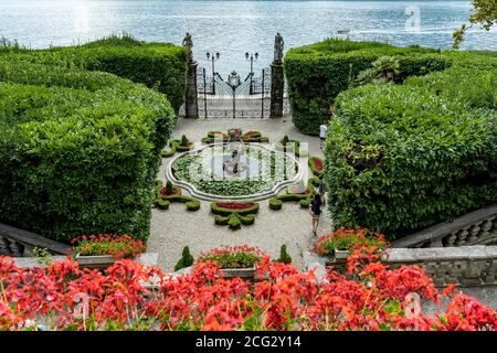 Italia. Lombardia. Lago di Como. Villaggio di Tremezzo. Villa Carlotta, costruita nel 1690 dal banchiere milanese Giorgio II Clerici, appartiene ora allo Stato Foto Stock