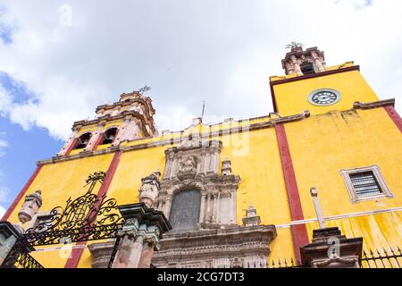 Catedral a Guanajuato-Messico Foto Stock