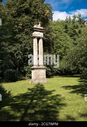 Vista sull'abbazia di Lacock nel Wiltshire Foto Stock