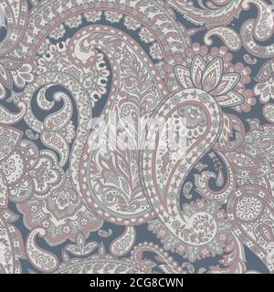 Paisley Ornamental modello senza giunture. Illustrazione Vettoriale