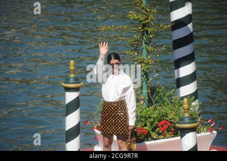 Venezia, Lazio, ITALIA. 9 Settembre 2020. 09/09/2020 Venezia, 77° Festival Internazionale del Cinema di Venezia, arrivo di Federica carta Credit: Fabio Sasso/ZUMA Wire/Alamy Live News Foto Stock