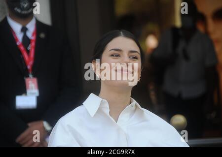 Venezia, Lazio, ITALIA. 9 Settembre 2020. 09/09/2020 Venezia, 77° Festival Internazionale del Cinema di Venezia, arrivo di Federica carta Credit: Fabio Sasso/ZUMA Wire/Alamy Live News Foto Stock