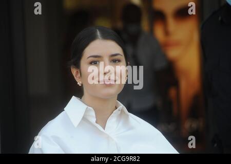 Venezia, Lazio, ITALIA. 9 Settembre 2020. 09/09/2020 Venezia, 77° Festival Internazionale del Cinema di Venezia, arrivo di Federica carta Credit: Fabio Sasso/ZUMA Wire/Alamy Live News Foto Stock