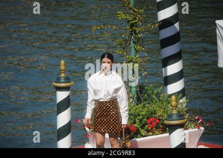 Venezia, Lazio, ITALIA. 9 Settembre 2020. 09/09/2020 Venezia, 77° Festival Internazionale del Cinema di Venezia, arrivo di Federica carta Credit: Fabio Sasso/ZUMA Wire/Alamy Live News Foto Stock