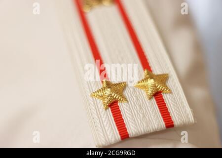 Epaulette del tenente colonnello. Foto Stock