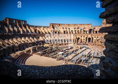 Il Colosseo (Colosseo) a Roma, Italia Foto Stock