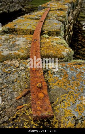 Ferro arrugginito Foto Stock