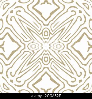 Oriental Seamless Vector Pattern - ornamento ripetitivo per tessuti, carta avvolgente, moda ecc. Illustrazione Vettoriale