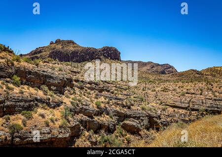 Apache Trail Scenic Drive Foto Stock