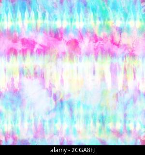 Tie tie tie color arcobaleno pastello senza cuciture Foto Stock