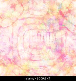 Tie tie tie color arcobaleno pastello senza cuciture Foto Stock