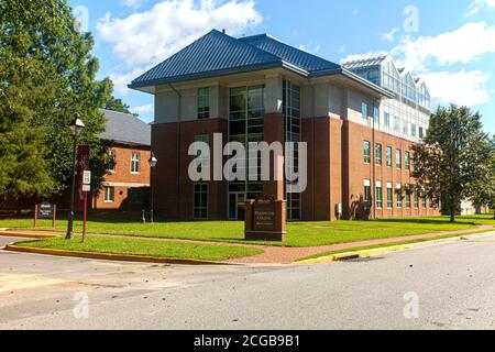 Chestertown, MD, USA 08/30/2020: Il campus principale del Washington College, un college privato di materie umanistiche fondato nel 1782 a Chestertown, MD. George Wash Foto Stock