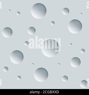 Sfondo senza giunture con rendering 3d con ripetizioni sferiche Foto Stock