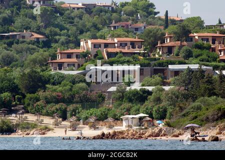 Costa Dorata, Sardegna, Italia. Hotel Don Diego Foto Stock