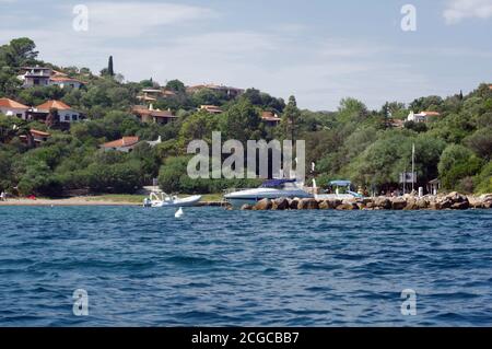 Costa Dorata, Sardegna, Italia. Hotel Don Diego Foto Stock