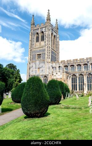 Chiesa della Santa Trinità in Long Melford Foto Stock