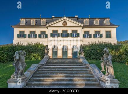 Scala a Chateau nella città di Namest na Hane, Litovelsko zona, Moravia, Olomouc Regione, Repubblica Ceca Foto Stock