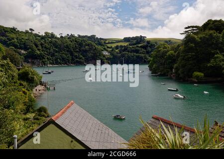 Warfleet Creek, River Dart, Regno Unito Foto Stock