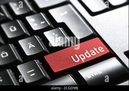 Aggiorna , pulsante tastiera Foto Stock