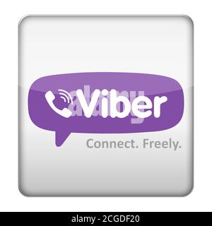 Logo Viber Foto Stock