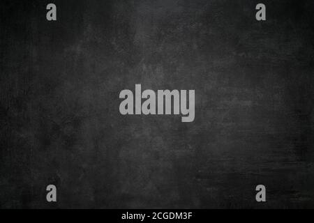 Primo piano di Black Slate Texture sfondo - pietra - Grana trama Foto Stock