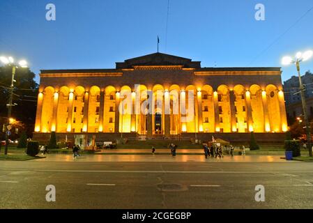 Palazzo del Parlamento georgiano, Tbilisi Foto Stock