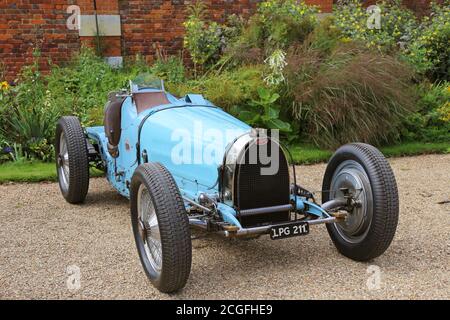 Bugatti Type 59 (1934), Car Club Displays, Concours of Elegance 2020, Hampton Court Palace, Londra, Regno Unito, Europa Foto Stock