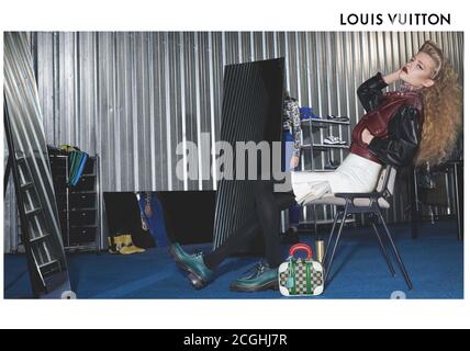 2010S UK Louis Vuitton Magazine annuncio pubblicitario Foto Stock