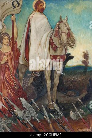 Shaw John Liston Byam - la vittoria di Cristo - British School - 19 ° secolo Foto Stock