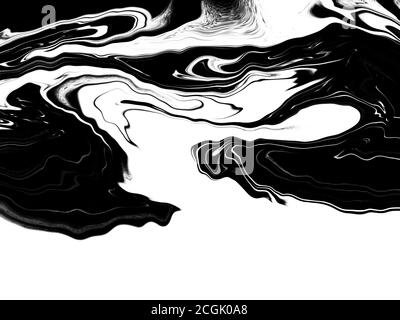 Astratto inchiostro bianco e nero disegno sfondo. File jpg ad alta risoluzione, perfetto per i tuoi progetti. Foto Stock