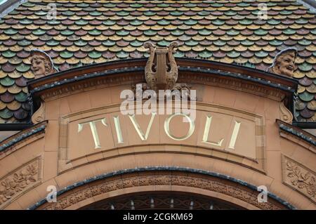 Giardini di Tivoli a Copenaghen Foto Stock