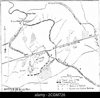 . Vermont nella Guerra civile (Volume 1): Una storia della parte presa dai soldati e marinai del Vermont nella guerra per l'Unione, 1861-5 . aveva disposedalon£ la cresta Centervilie a redsi. Qualsiasi attacco -nhi, in cv.^eof bisogno. I reorts confederati mostrano che tale assalto alla sinistra dell'Unione è stato definitivamente ordinato da GeneralBeauregard: Ma prima che fosse eseguito:! Il clou è di du»:sollevato come le colonne dell'Unione si spostarono intorno al nord, per hithe comandanti confederati del pericolo che minacciava 1 la cartuccia era :h.it ?o molto io?&lt;et:::e BriAae Aae Th- inferiore f::as. Per il più folto !.:.:&gt; come Foto Stock