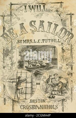 . Sarò un marinaio : un libro per ragazzi . y grandfatheris ; ma, come ufficiale della marina, mi sono impegnato a difendere il nostro paese, e a combattere le sue battaglie. Grazie, grazie! Assordanti applausi! Non posso fare un discorso; vi offrirò solo un sentimento: L'Unione, l'intera Unione, il Nord, il Sud, l'Est e l'Ovest; siamo in una tempesta terribile, ma non rinunciare alla nave! LA FINE. Cambridge : stereotipato e stampato da Welch, Bigclow, FT Co. Questo libro È DOVUTO l'ultimo stampato sotto LOM-ll,50(2555)470 LA BIBLIOTECA PZ6T83li Ur ^0!IT^FR^| RFCIOMAI ( IPR/VRY FabrilITY ,. , i l-i AA 000 973 955 nil III ijInn Foto Stock