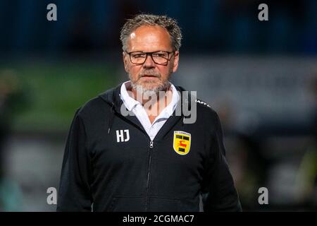 Leeuwarden, Paesi Bassi. 11 Settembre 2020. LEEUWARDEN, Cambuur Stadium, 11-09-2020, stagione 2020/2021, Dutch Keuken Kampioen Divisie. Risultato finale 0-2, Cambuur-Trainer Henk de Jong durante la partita Cambuur - Passi pure Eagles Credit: Pro Shots/Alamy Live News Foto Stock