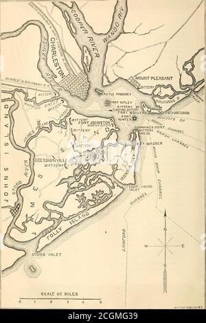 . Storia della battaglia di Lloyd della grande ribellione : completa, dalla cattura di Fort Sumter, 14 aprile 1861, alla cattura di Jefferson Davis, 10 maggio 1865, abbracciando il tributo del Generale Howard al volontario ... e una revisione generale della guerra per l'Unione . Foto Stock