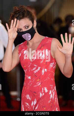 Venezia, Italia. 11 Settembre 2020. Jasmine Trinca, Nomadland Premiere, 77th Venice International Film Festival, Venezia, 11 settembre 2020. Photo by Ron Crusow/imageSPACE Credit: Imagespace/Alamy Live News Foto Stock