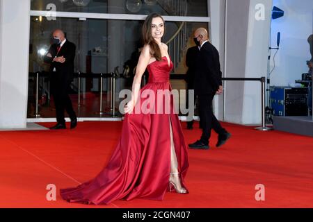 Maryna, Nomadland Premiere, 77th Venice International Film Festival, Venezia, 11 settembre 2020. Foto di Ron Crusow/imageSPACE/MediaPunch Foto Stock