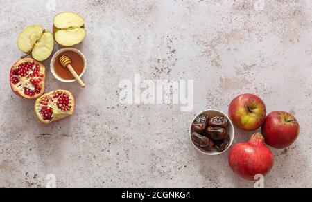 Rosh hashanah jewish concetto di Capodanno. Foto Stock