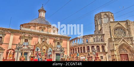 Valencia Landmarks, Spagna Foto Stock